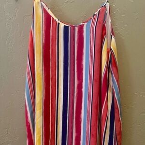 Alya Multicolor Striped Mini Dress